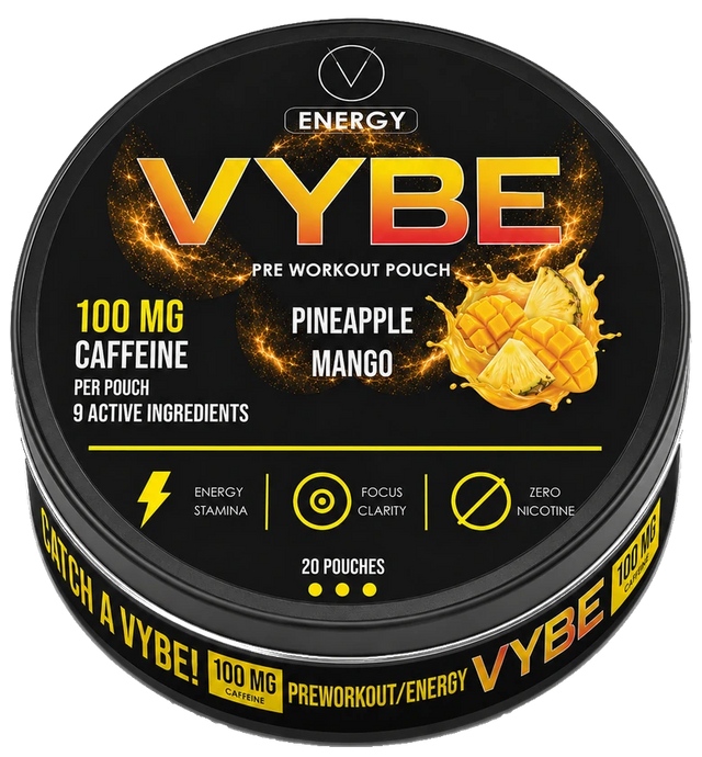VYBE Energy Pineapple Mango tin