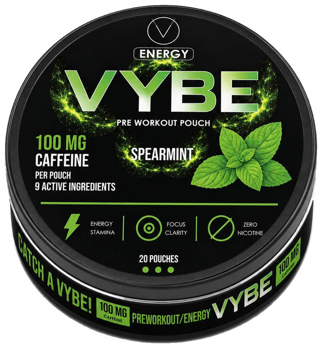 VYBE Energy Spearmint tin