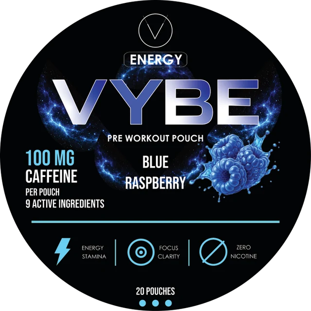 VYBE Energy Blue Raspberry tin