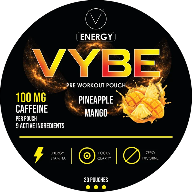 VYBE Energy Pineapple Mango tin